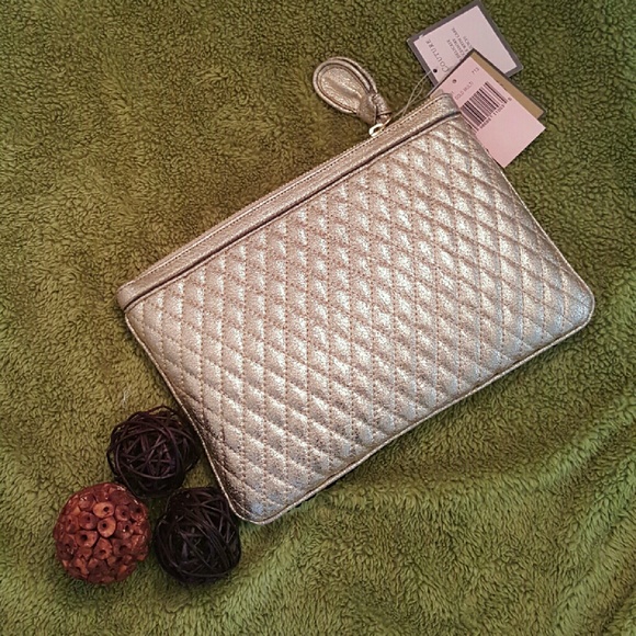 **SOLD**Gold Sequin JC Clutch - Picture 2 of 4