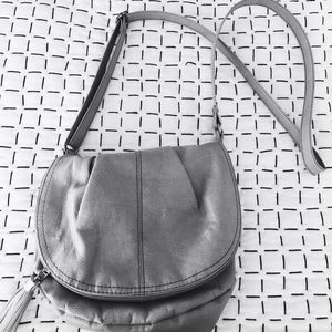 Gray mini crossbag from H&M.
