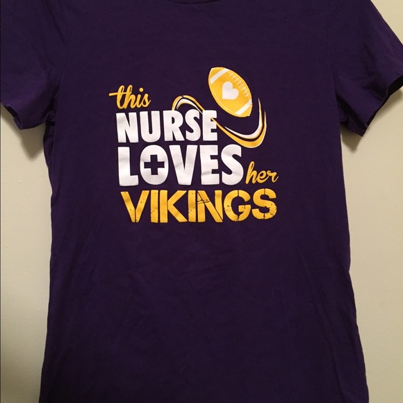 "This Nurse Loves Her Vikings" Graphic Tee