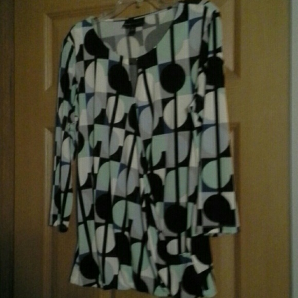 Cross front blouse
