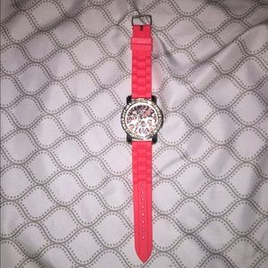 Pink cheetah watch!