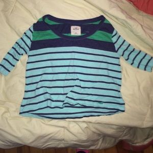 Xs hollister quarter sleeve