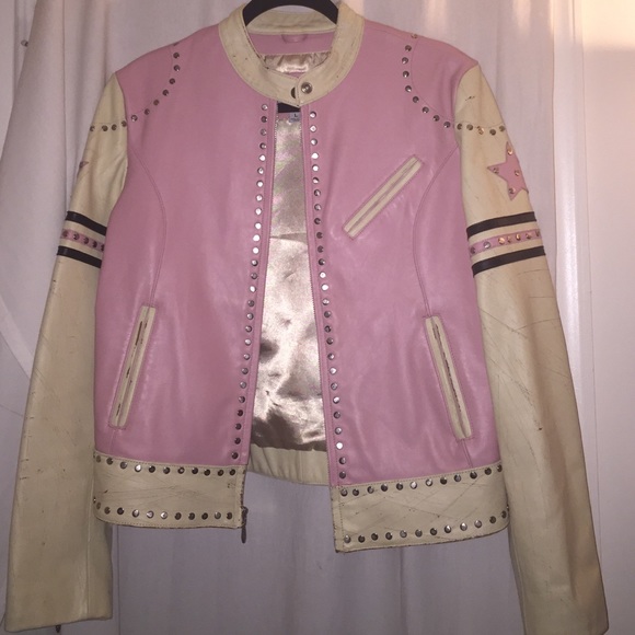 Stylish thick Biker Leather jacket