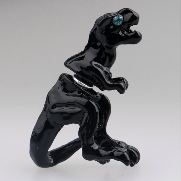 Black dinosaur earrings 🌟 - Picture 2 of 2