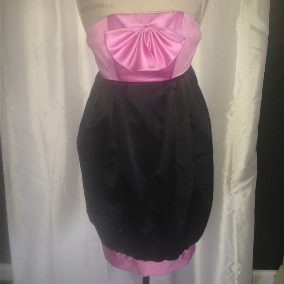Pink & Black formal dress