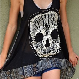 Skeleton Tank Top