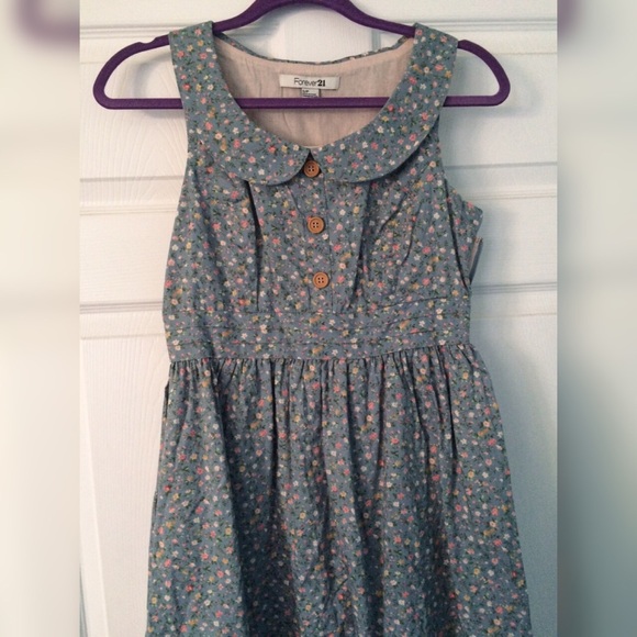 Floral collared dress