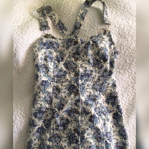 Floral overall dress