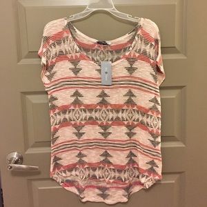 Tribal knit top