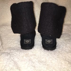 Lattice Cardy Knit Ugg Boots