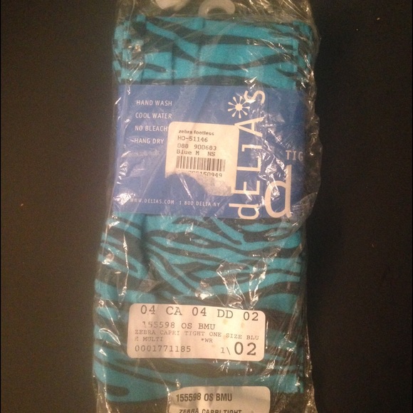 Delia's Zebra tights