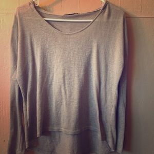 Thin beige hoodie