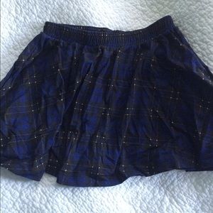 Plaid skater skirt