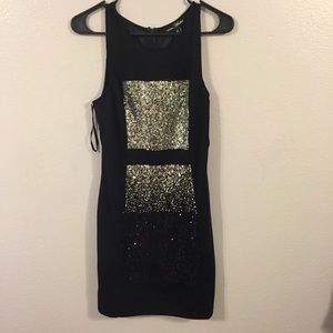 Black cocktail dress