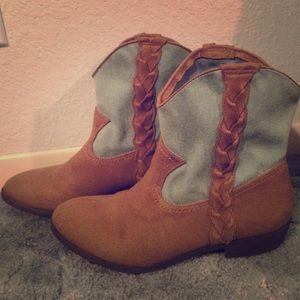 Boots from forever 21.