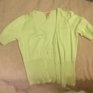 Green Cardigan