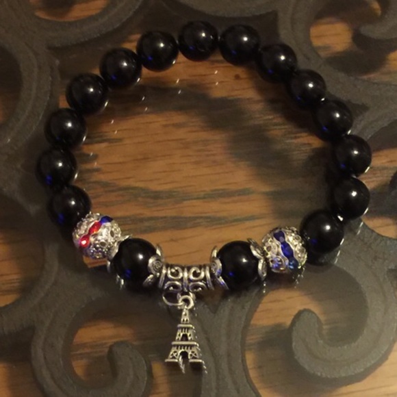 Beaded Eiffel Tower Bracelet