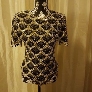 Vintage Sequin top
