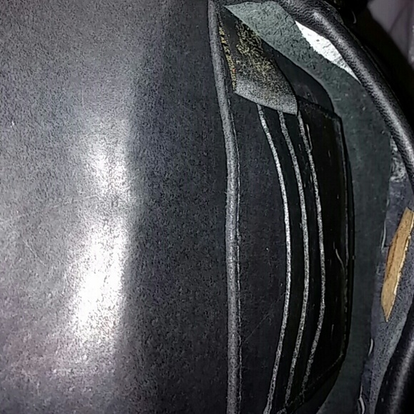 CL Whiting Co. Tear drop leather edge bag - Picture 7 of 7