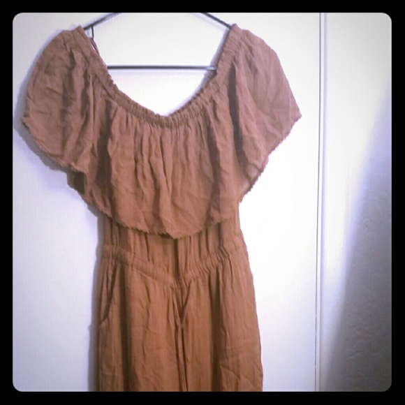 Free people yellow ochre blackbird one piece