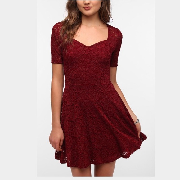 Urban Outfitters Red lace Dress