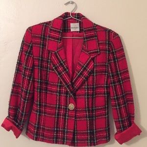 Plaid blazer