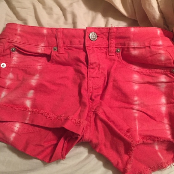 American eagle Pink tie dye shorts - Picture 1 of 3