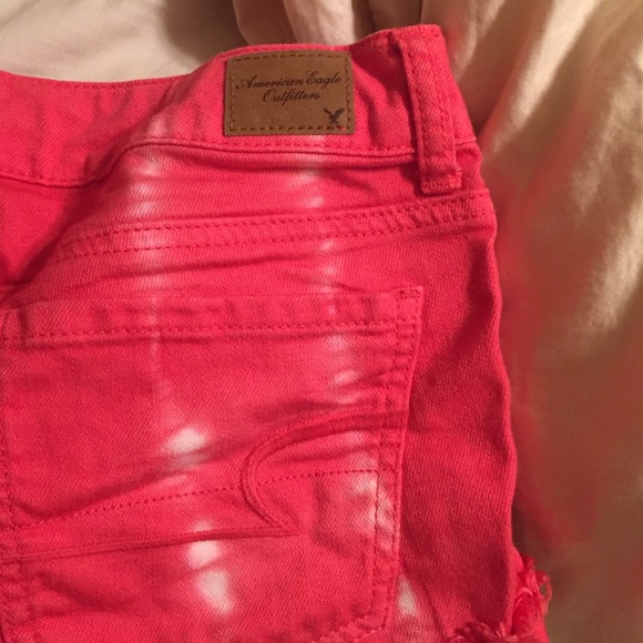 American eagle Pink tie dye shorts - Picture 3 of 3