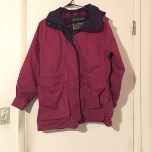 Magenta winter coat