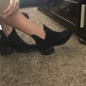 Cute Forever 21 black booties. Price negotiable