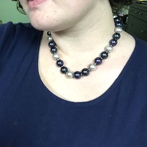 Blueberry Pearl Necklace