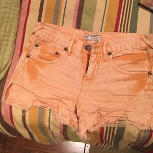Extremely cute Free People cut offs. Size 25