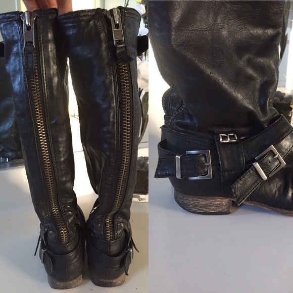 Black size 6 Cathy Jean knee boots