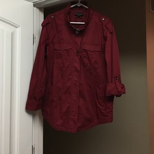 Super Cute Maroon Utility Jacket