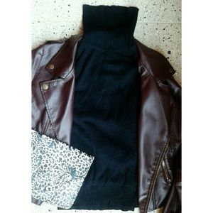 Classic Black Turtle Neck