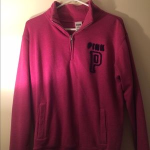 PINK half zip up