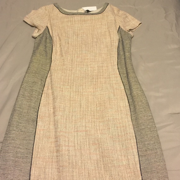 Ann Taylor Pink Tweed Sheath Dress