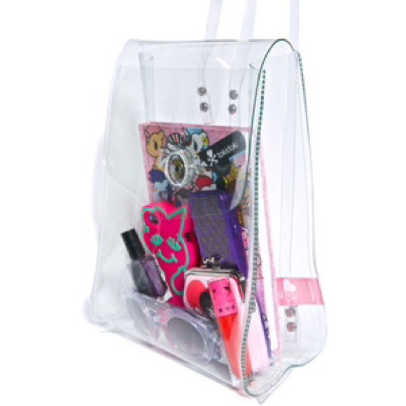 American Apparel PVC Clear Backpack