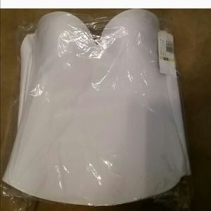 White Bustier ❤️ and teal dress bundle