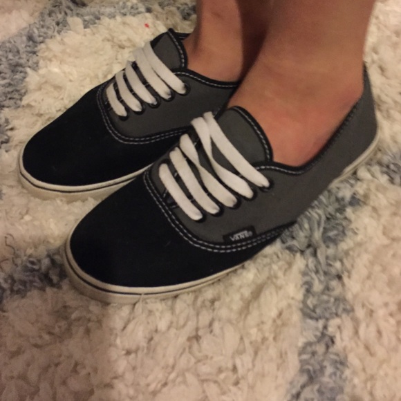 Black and Grey VANS
