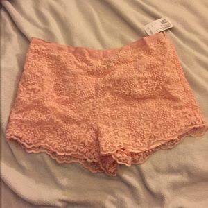 Pink M high waisted forever 21 shorts