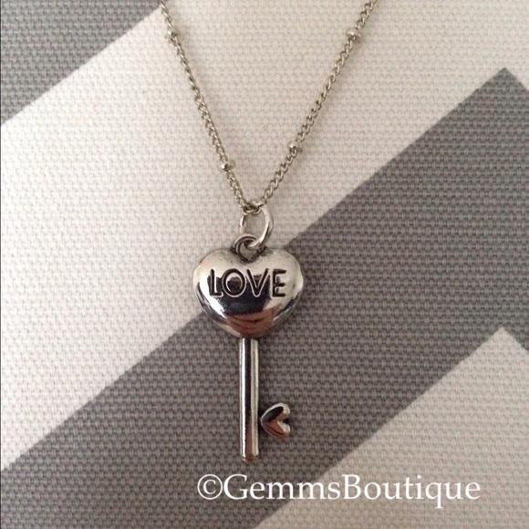 Jewelry - Love is the Key. Handcrafted necklace