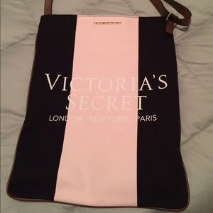 Victoria's Secret Canvas and Leather Bag