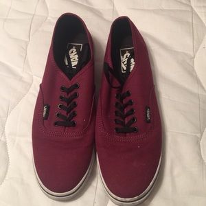 Maroon Vans