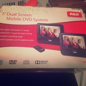 7" dual screen mobile dvd system