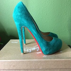 Christian louboutin Miss Clichy suede pump