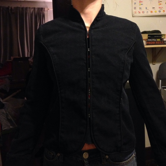 Armani Exchange military inspired black jacket - Picture 2 of 4