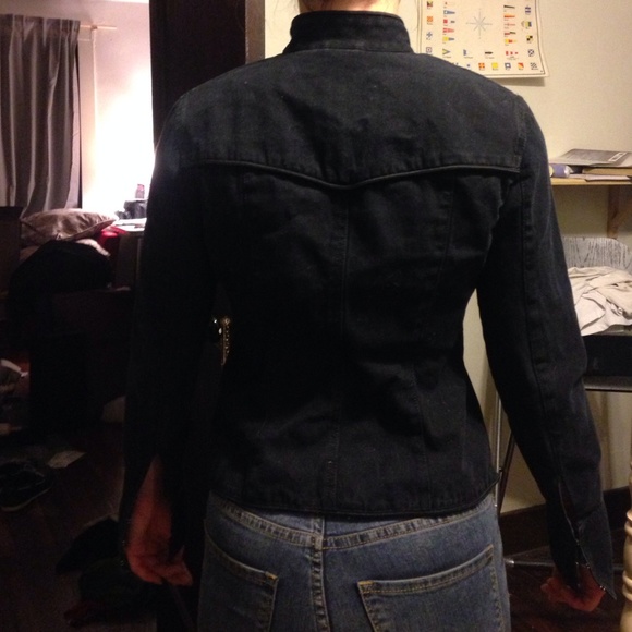 Armani Exchange military inspired black jacket - Picture 3 of 4