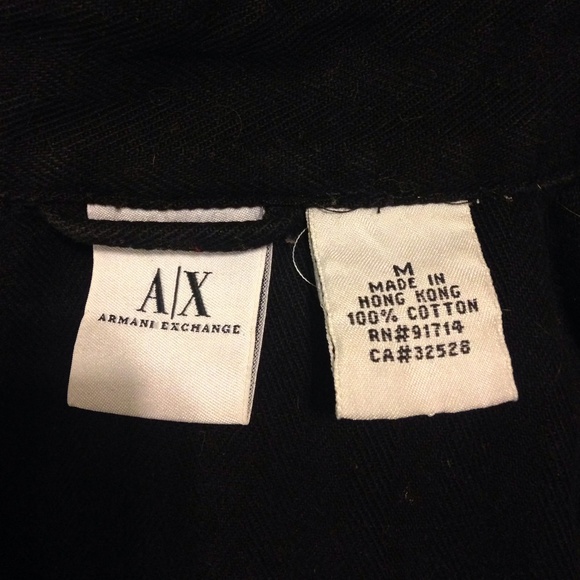 Armani Exchange military inspired black jacket - Picture 4 of 4