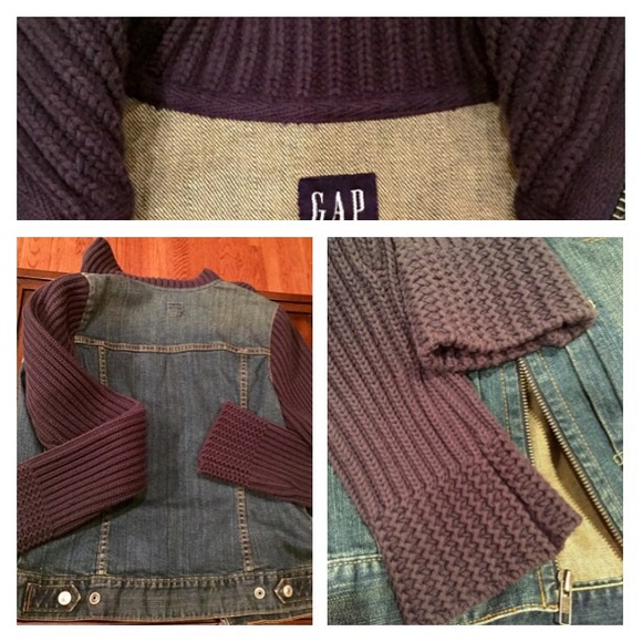 Gap Sweater & Denim Jean Jacket - Picture 3 of 4